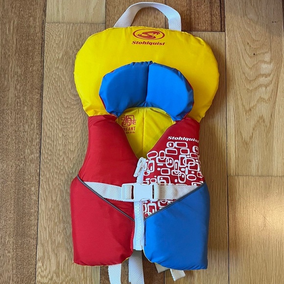 STOHLQUIST - CHILD PFD Infant up to 30lbs life jacket personal floatation device - Picture 2 of 2